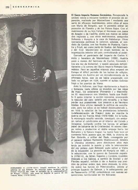 LAMINA 10966: Fernando II de Austria