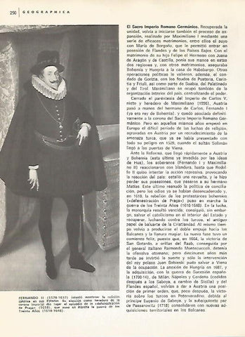 LAMINA 10966: Fernando II de Austria