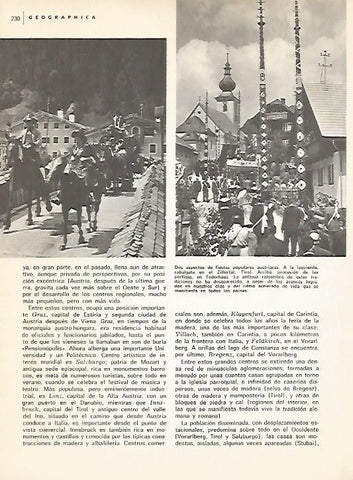 LAMINA 10970: Cabalgata en el Zillertal y Procesion de pertigas en Tederhaus