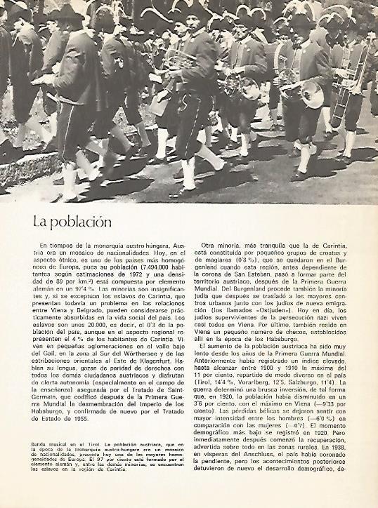 LAMINA 10971: Banda musical en el Tirol