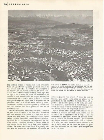 LAMINA 10975: Vista aerea de Berna Suiza