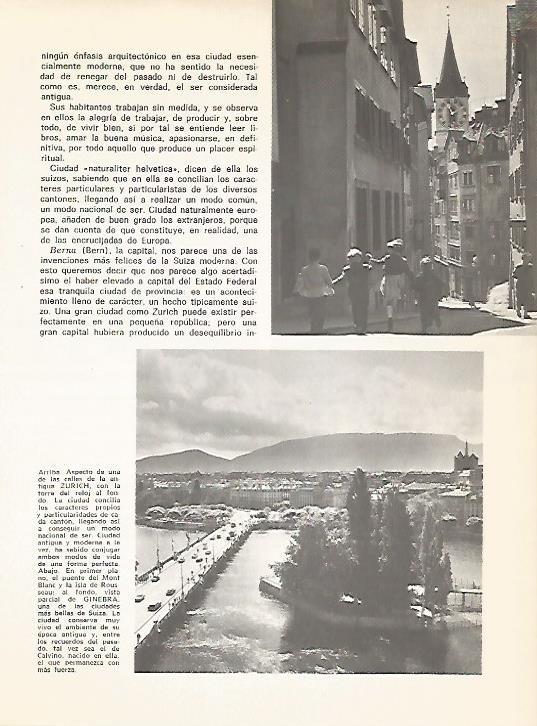 LAMINA 10976: Vistas de Zurich y Ginebra Suiza