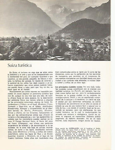 LAMINA 10977: Vista parcial dee Interlaken Suiza