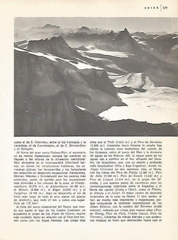LAMINA 10991: Los Alpes de Suiza