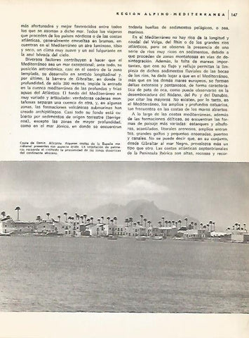 LAMINA 10996: Costa de Denia Alicante