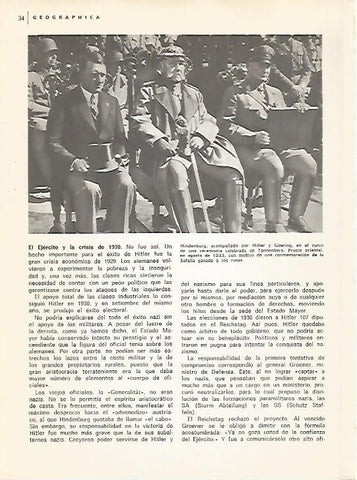 LAMINA 11021: Hitler Goering y Hindenburg