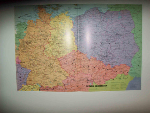 LAMINA 11023: Mapa de la region germanica