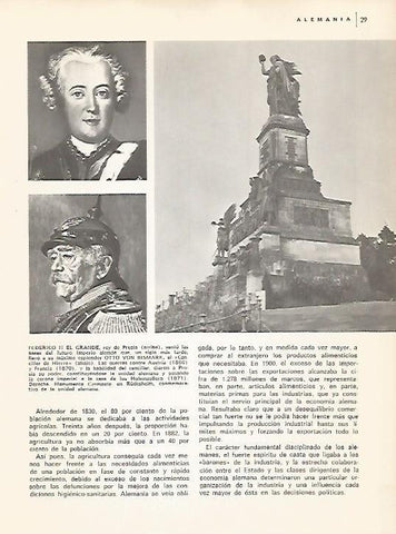 LAMINA 11024: Federico II el Grande y Otto Von Bismark