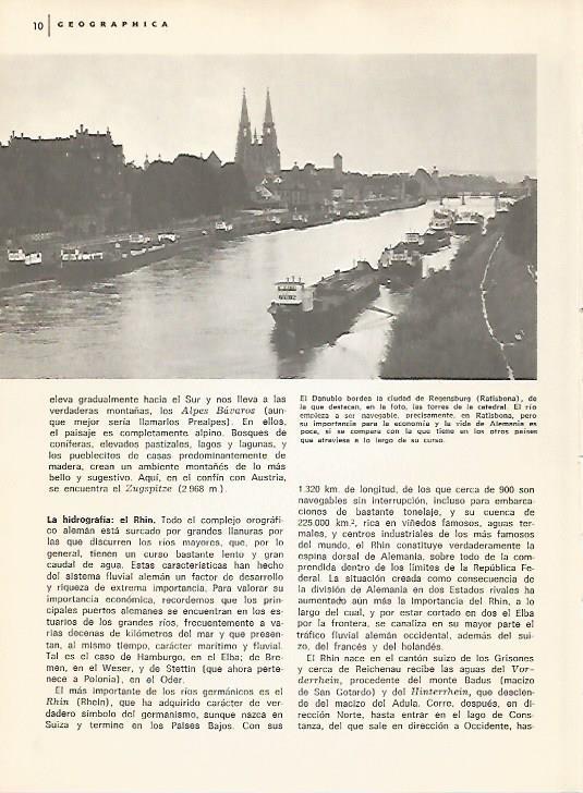 LAMINA 11027: El Danubio en Regensburg o Ratisbona