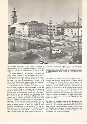 LAMINA 11031: Plaza de Gustavo Adolfo en Goteborg Suecia