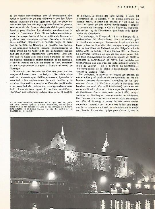 LAMINA 11037: Fortaleza Akeshus Noruega