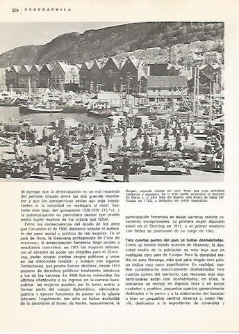 LAMINA 11042: Puerto de Bergen Noruega