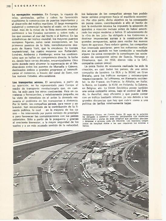 LAMINA 11048: Aeropuerto Kloten de Zurich Suiza