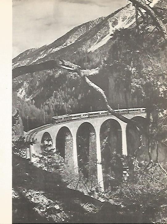 LAMINA 11049: Viaducto Filisur - Graubunden en Suiza