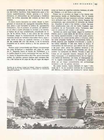LAMINA 11072: Vista de Lubeck Alemania