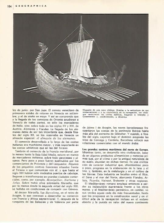 LAMINA 11073: Maqueta de una nave vikinga