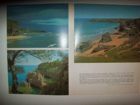 LAMINA 11080: Isla de Ceylan Costa Brava y Cornualles