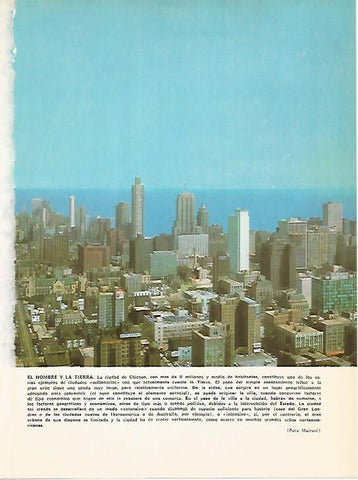 LAMINA 11095: Vista de Chicago Estados Unidos