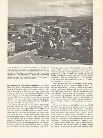 LAMINA 11110: Vista de Reykjavik Islandia