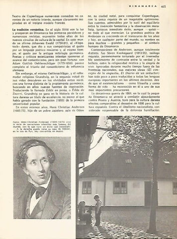 LAMINA 11115: Retrato de Hans Christian Andersen y su casa en Odense