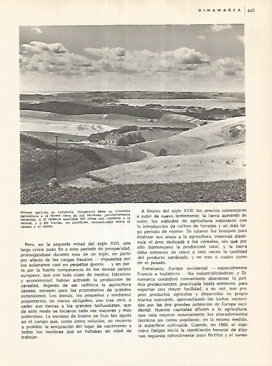 LAMINA 11124: Paisaje agricola de Jutlandia Dinamarca