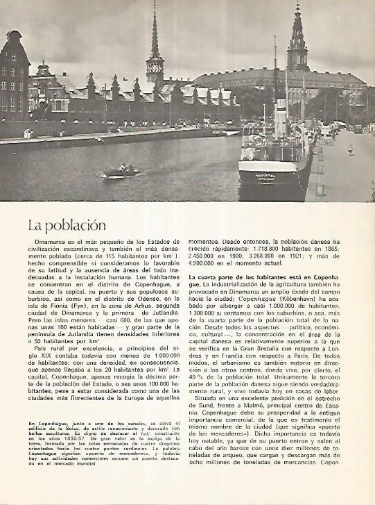 LAMINA 11126: Canal en Copenhague Dinamarca