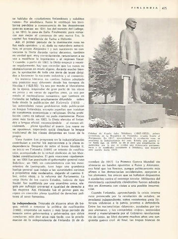 LAMINA 11133: Estatua de K. J. Stanhlberg primer presidente de Finlandia