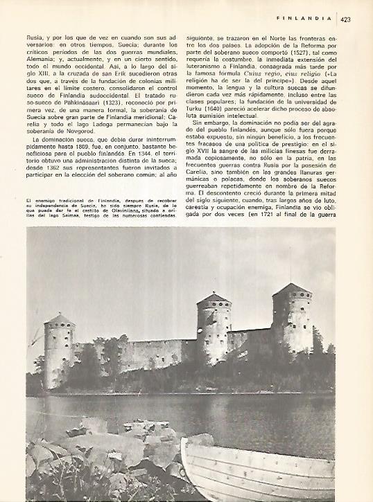 LAMINA 11134: Castillo de Olavinlinna Finlandia