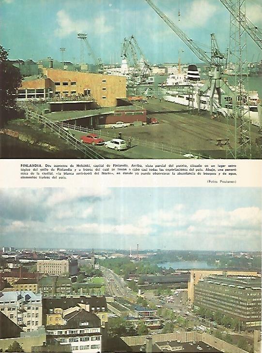 LAMINA 11139: Puerto y panoramica de Helsinki Finlandia