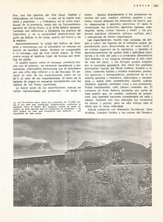 LAMINA 11142: Tren en Suecia