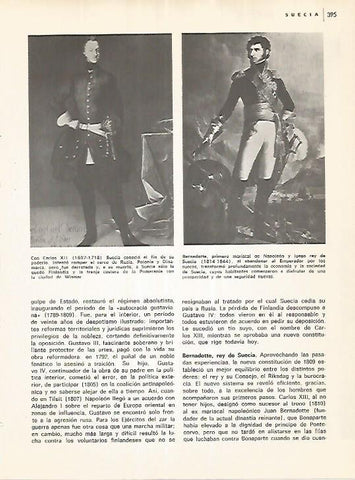 LAMINA 11146:  Carlos IX de Suecia y el mariscal Bernadotte