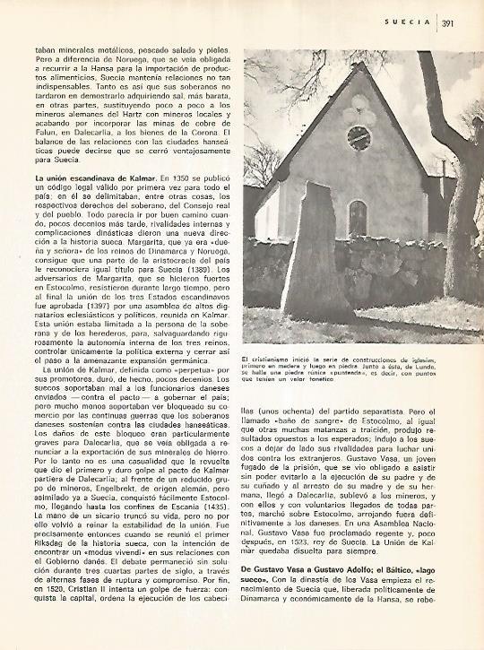 LAMINA 11148: Iglesia en Lunda Suecia