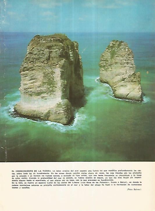 LAMINA 11153: La Roca de las Palomas en Beirut Libano