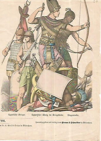 LAMINA 11164: Soldados de Egipto