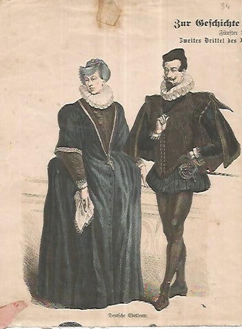 LAMINA 11171: Nobles de Alemania