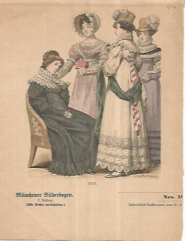 LAMINA 11175: Moda de 1819