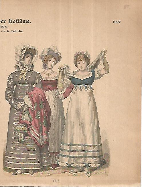 LAMINA 11179: Moda de 1818