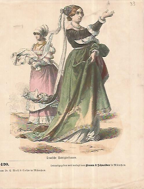 LAMINA 11181: Mujer de Alemania