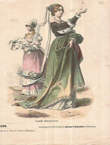 LAMINA 11181: Mujer de Alemania