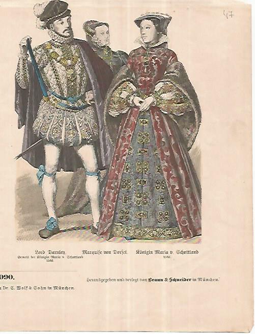 LAMINA 11185: Lord Darnley y la reina Maria de Escocia