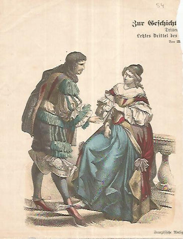 LAMINA 11195: Pareja de Francia