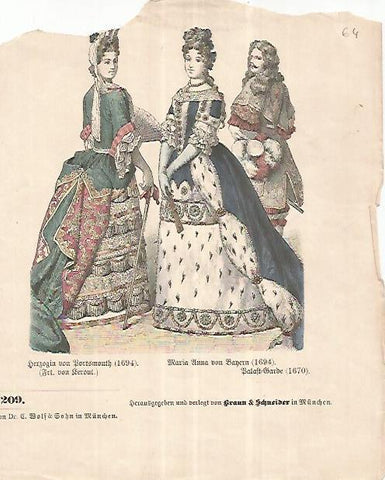 LAMINA 11205: Maria Anna von Baher en 1694