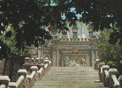 POSTAL B7408: TERUEL: ESCALINATA DE LOS AMANTES