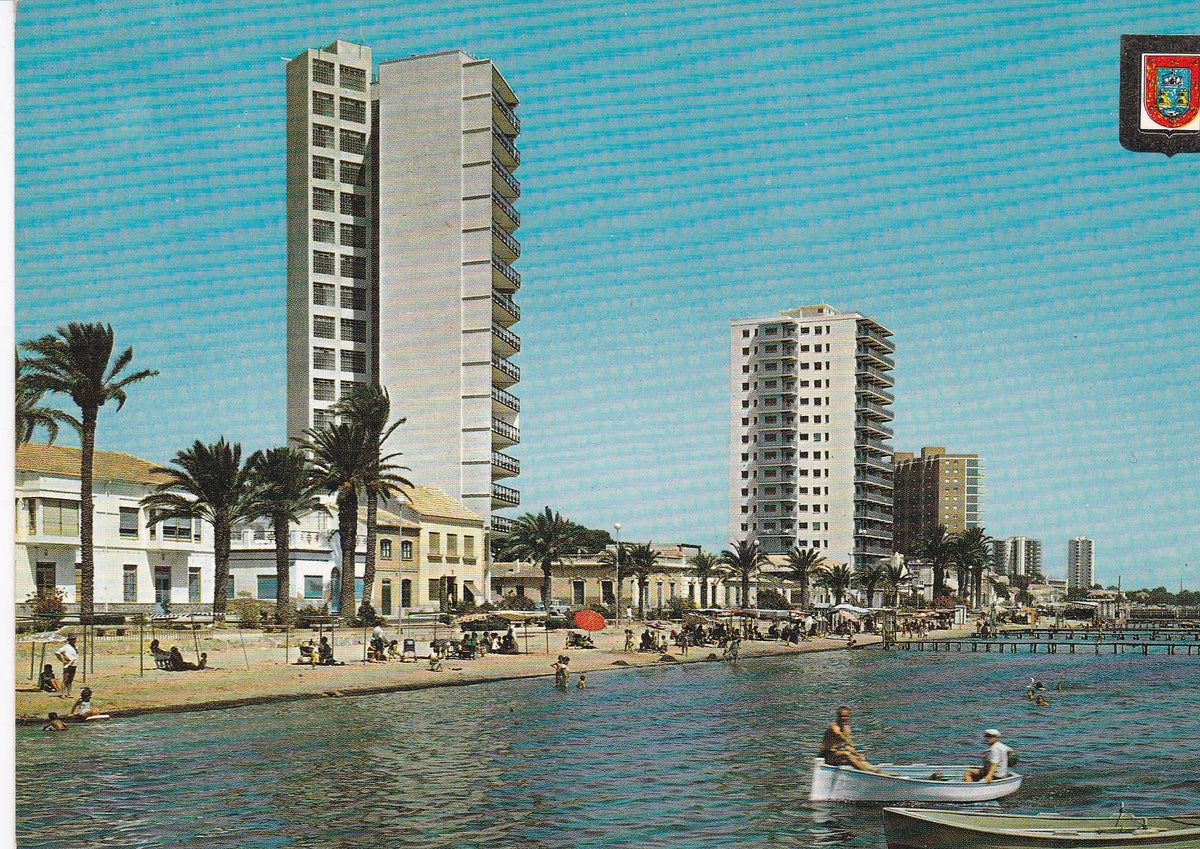 POSTAL B7411: SANTIAGO DE LA RIBERA: PASEO DE COLON
