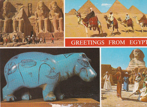 POSTAL B7418: EGIPTO: DIVERSOS ASPECTOS