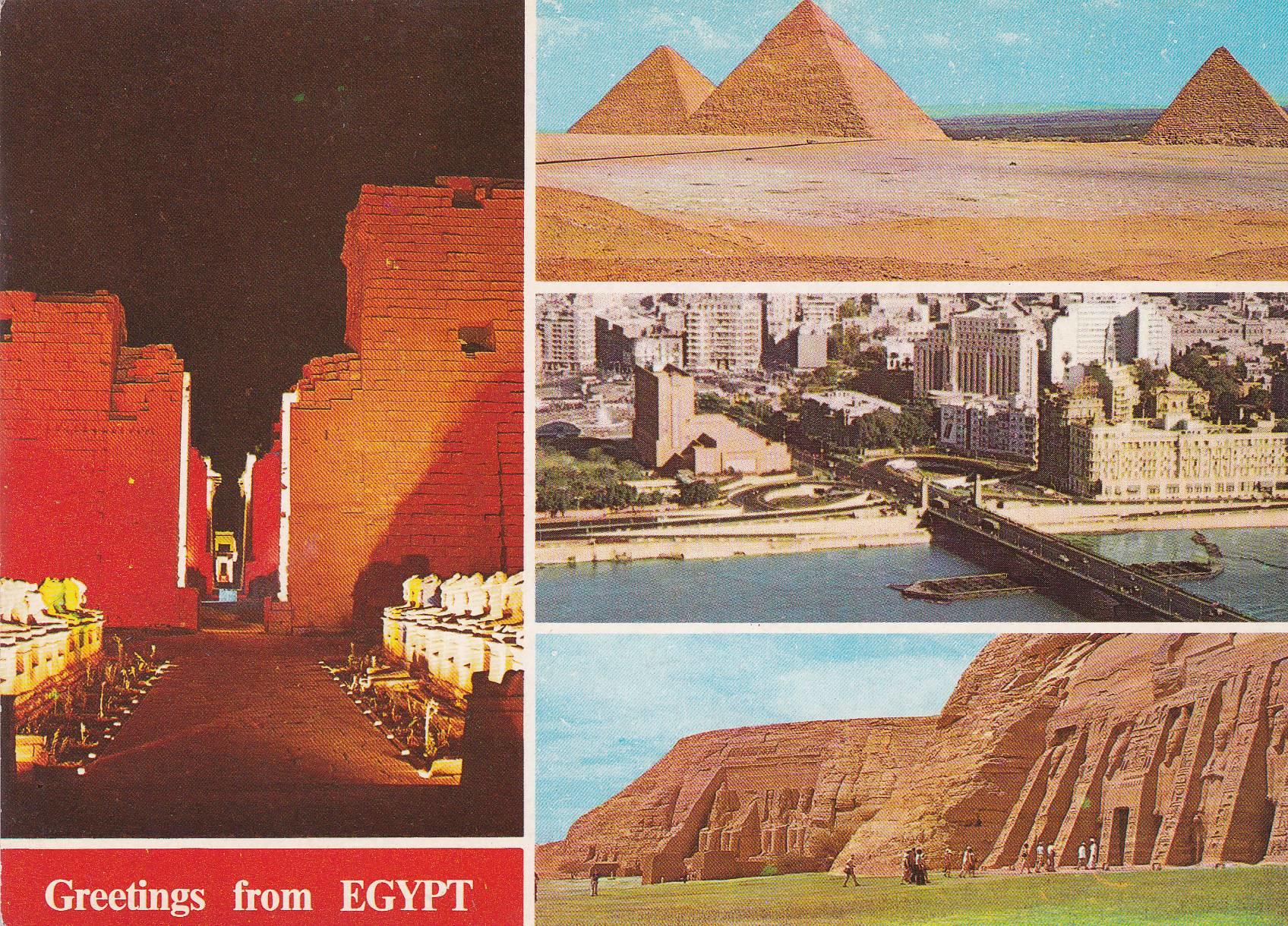 POSTAL B7419: EGIPTO: DIVERSOS ASPECTOS
