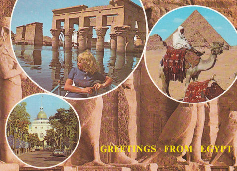 POSTAL B7433: EGIPTO: DIVERSOS ASPECTOS