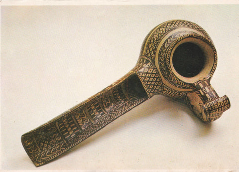 POSTAL B7436: MUSEO ANKARA: PIEZA DE COLECCIONISTA. FUMADERO