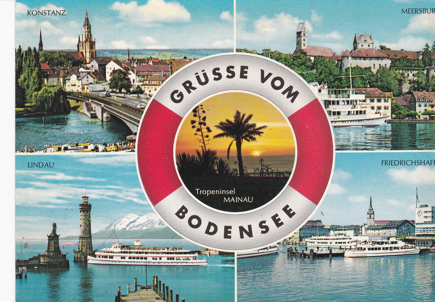 POSTAL B7441: LINDAU: FERIENINSEL IM BODENSEE