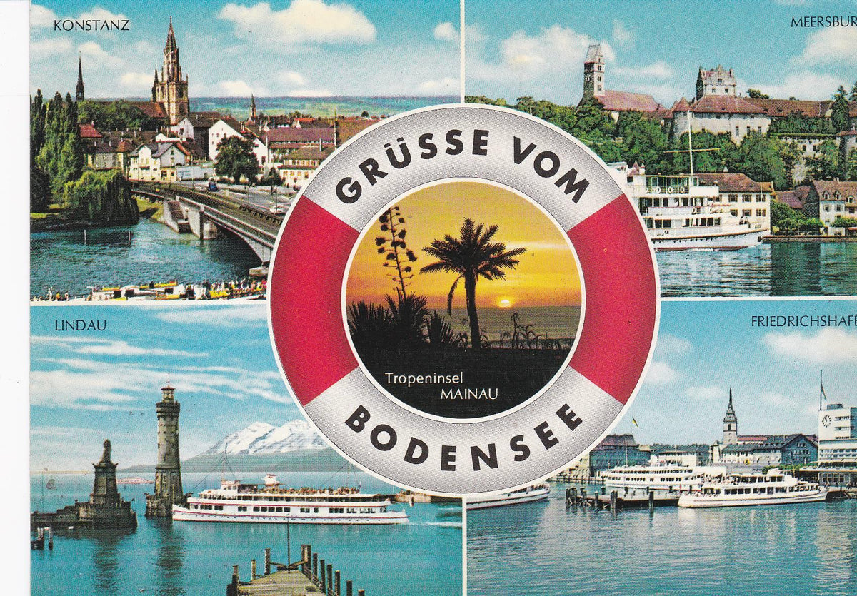 POSTAL B7441: LINDAU: FERIENINSEL IM BODENSEE